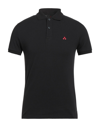 Peuterey Polo Shirts In Black