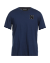 Neil Barrett T-shirts In Dark Blue