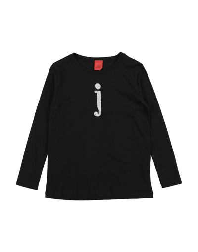 Jijil Jolie Kids' T-shirts In Black