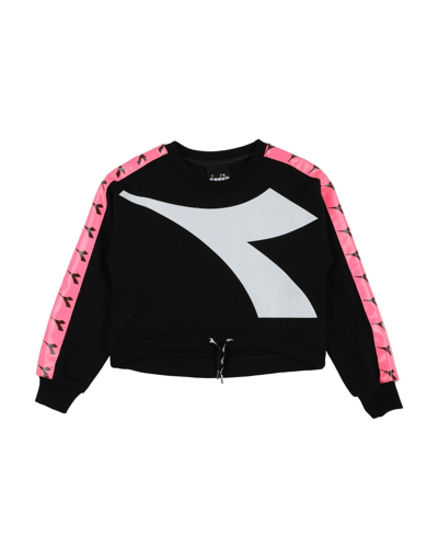 Diadora Babies' Sweatshirts In Black