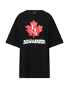Dsquared2 T-shirts In Black