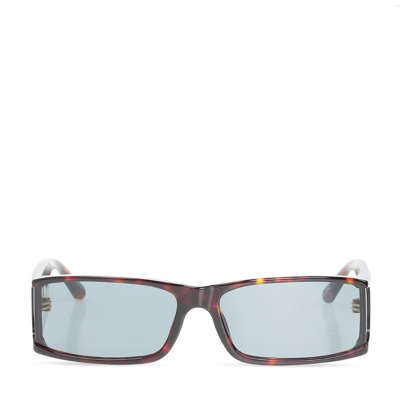 Linda Farrow Mya Rectangle Framed Sunglasses In Multi