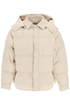 Jacquemus La Doudoune Chemise Quilted Nylon Down Jacket In Beige