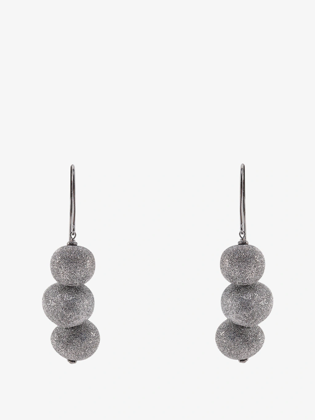 ピアス BRUNELLO CUCINELLI SCULPTURED SILVER EARRINGS Sterling Silver earrings for Woman in Silver | Brunello