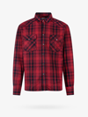 Pt Torino Man Shirt Red Size 16 Cotton
