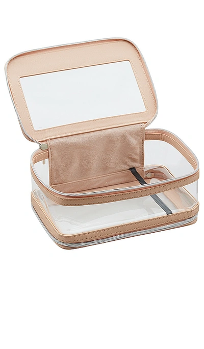Etoile Collective Clear Makeup Travel Case In Blush
