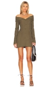 House Of Harlow 1960 X Revolve Lennox Mini Dress In Olive Green