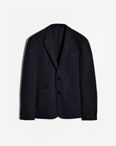 Dunhill Cashmere Jersey Jacket In Black