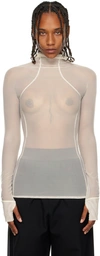 Vaara Off-white Underpinning Turtleneck In Ivory