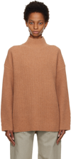 SEE BY CHLOÉ BROWN CHUNKY TURTLENECK