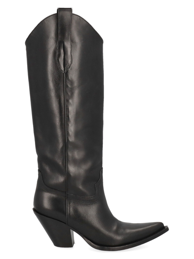 Pre-owned Mm6 Maison Margiela Women's Boots -  - In Black Leather