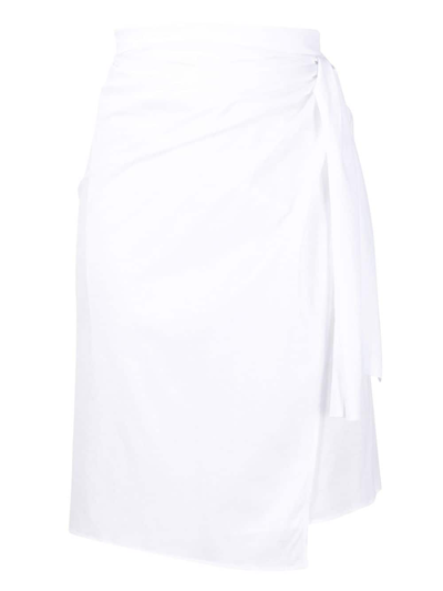 Eres Tanagra High-waisted Long Sarong In White