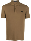 FRED PERRY EMBROIDERED-LOGO POLO SHIRT