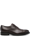 Henderson Baracco Perforated-detail Derby Shoes In Brown