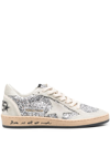 Golden Goose Ball-star Glitter Low-top Sneakers In 中性色