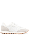 AMI ALEXANDRE MATTIUSSI PANELLED LOW-TOP SNEAKERS