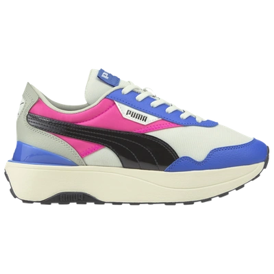 Puma Kids' Girls  Cruise Rider Silky In  White/bluemazing