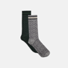 Coach Outlet Signature Calf Length Socks In Multi