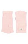 Ugg Knit Fingerless Gloves In Light Pink