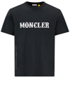 Moncler Genius Logo Cotton Jersey T-shirt In Black