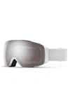 Smith I/o Mag™ 154mm Snow Goggles In White / Chromapop Platinum