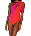 BEACH RIOT Nia One Piece in Magenta Coral