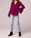 BAND OF GYPSIES Lecce Top in Plum