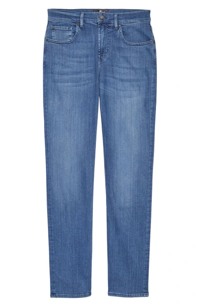 7 For All Mankind Slimmy Squiggle Slim Fit Jeans In Mid Blue