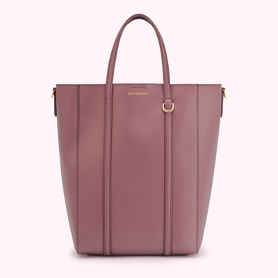Lulu Guinness Aster Leather Garbo Tote Bag In Pink
