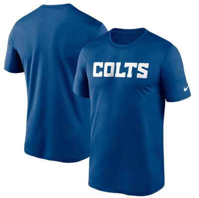 Nike Indianapolis Colts Primetime Wordmark Essential  Men's Nfl T-shirt In Blue