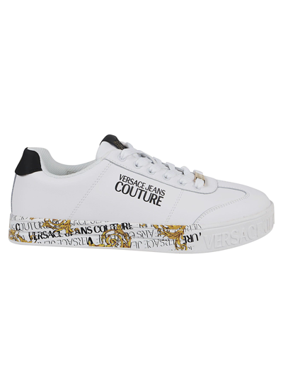 Versace Jeans Couture Court 88 Logo Couture Sneakers In White