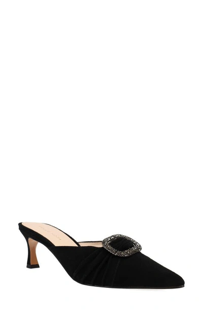 Pelle Moda Cheri Pointed Toe Mule In Black