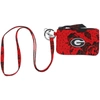 VERA BRADLEY GEORGIA BULLDOGS RAIN GARDEN ZIP ID LANYARD