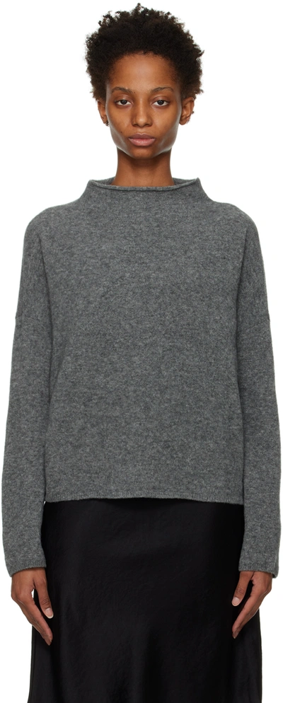 Filippa K Mika Yak Funnelneck Sweater In Mid Grey M 9245