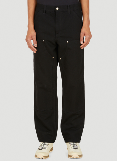 Carhartt Front Patch Pants In Black