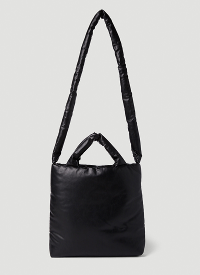 Kassl Editions Pillow Oil Small Tote Bag In Black