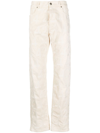 424 Bleach-wash Straight-leg Jeans In Neutrals