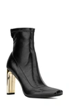 Torgeis Chiara Square Toe Bootie In Black