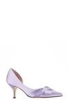 Nina Blakely Half D'orsay Pointy Toe Pump In Royal Lilac