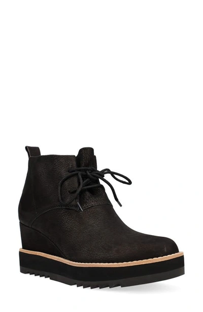 Eileen Fisher Capa Wedge Chukka Boot In Black