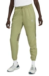 Nike Dri-fit Crop Joggers In Alligator/ Medium Olive