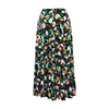La Doublej La Double J Ladies Orchard Print Kenny Midi Skirt In Orchard