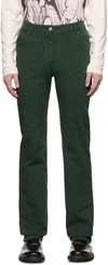 Maximilian Davis Green Telford Jeans In Forest Green