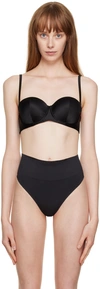 Wolford Sheer Touch Underwired Bandeau Bra In 000 Black