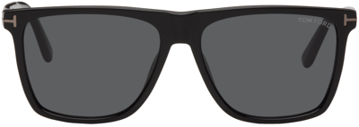 Tom Ford Black Fletcher Sunglasses In 01a Black