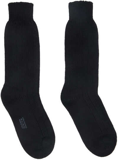 Tom Ford Black Cashmere Socks In K09 Black