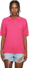 STUSSY PINK CLASSIC POLO