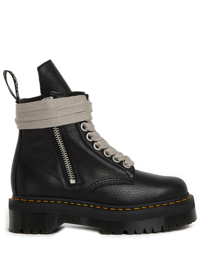 Rick Owens X Dr. Martens Collection Jumbo Lace-up Boots In Black