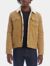 Guess Corduroy Trucker Jacket In Olive
