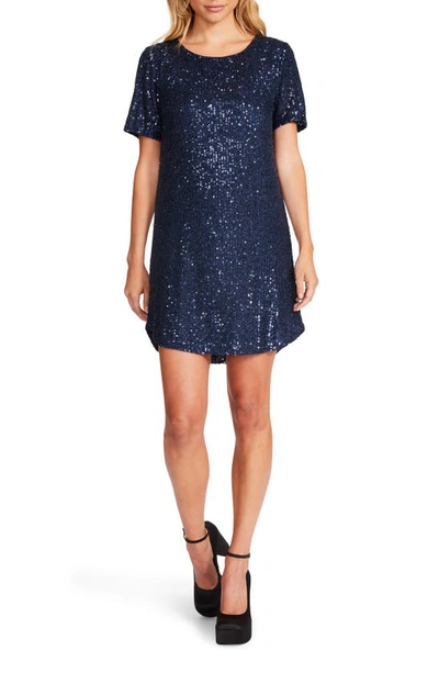 STEVE MADDEN SEQUIN TUNIC MINI DRESS 